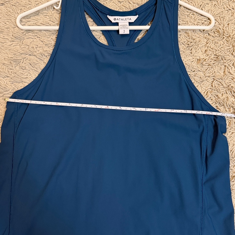Athleta Deep Blue Racerback Performance Tank - image 3
